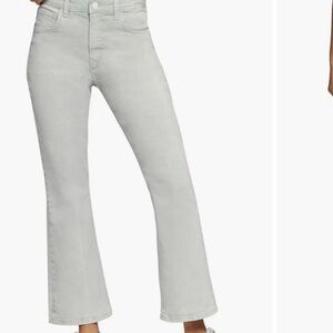 Current Elliott The Boulevard Mid Rise Crop Boot New Size 31 Seafoam Green